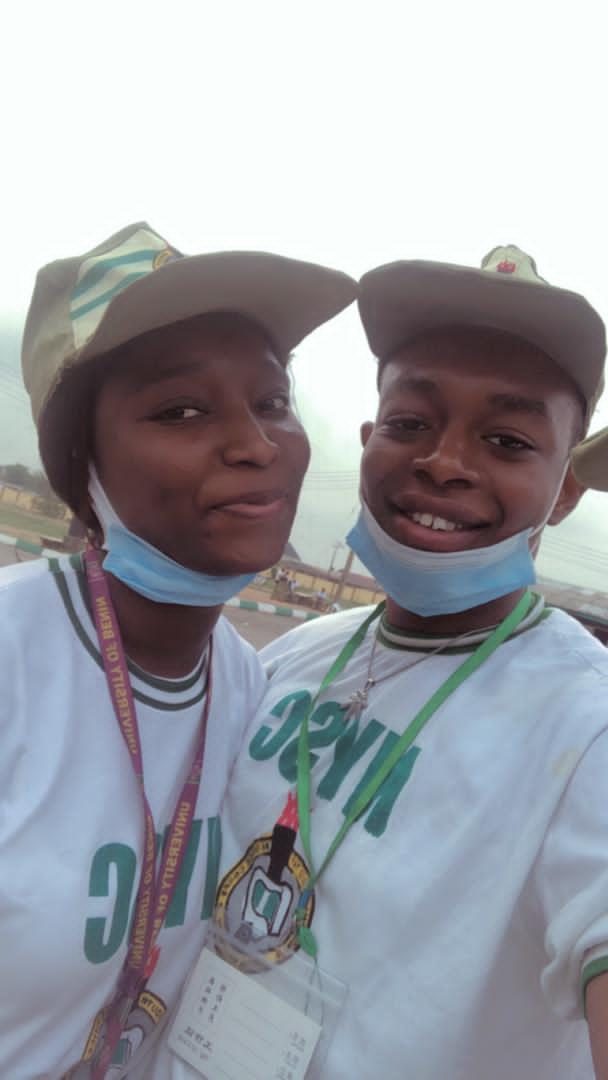 Paschal and Maryanne during their NYSC service year in Ede